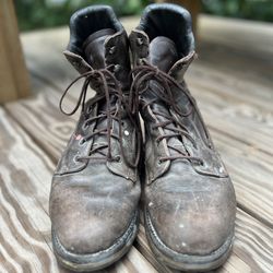 Double H Oil & Slip Lace Up Boots Brown Mens Size 10.5   