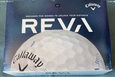 Callaway Reva Women’s White Golf Balls (1 Dozen) - New