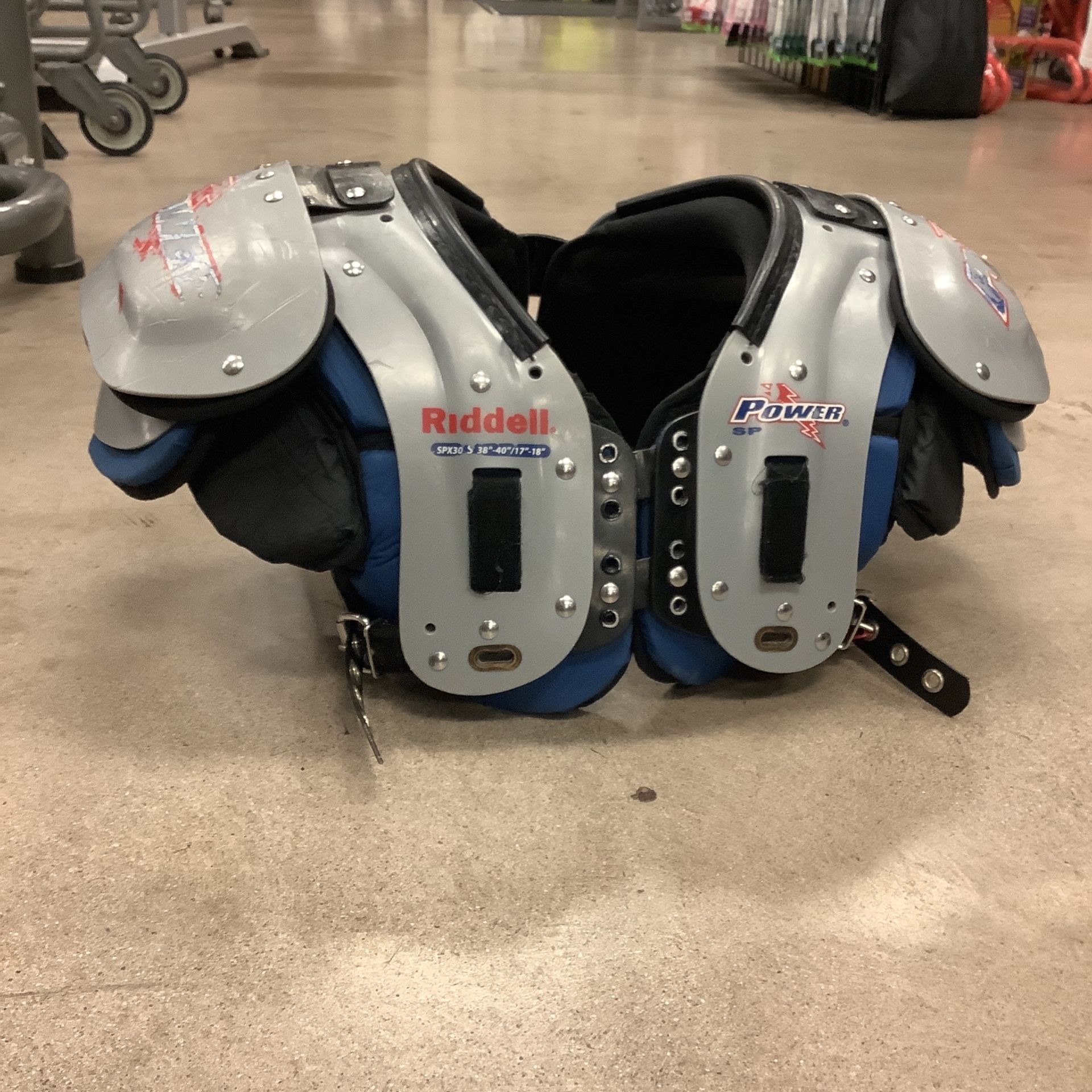 Riddell Power SPX30 Football Shoulder Pads Size Adult Small SKU 208151