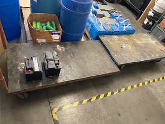 Two heavy duty carts for sale