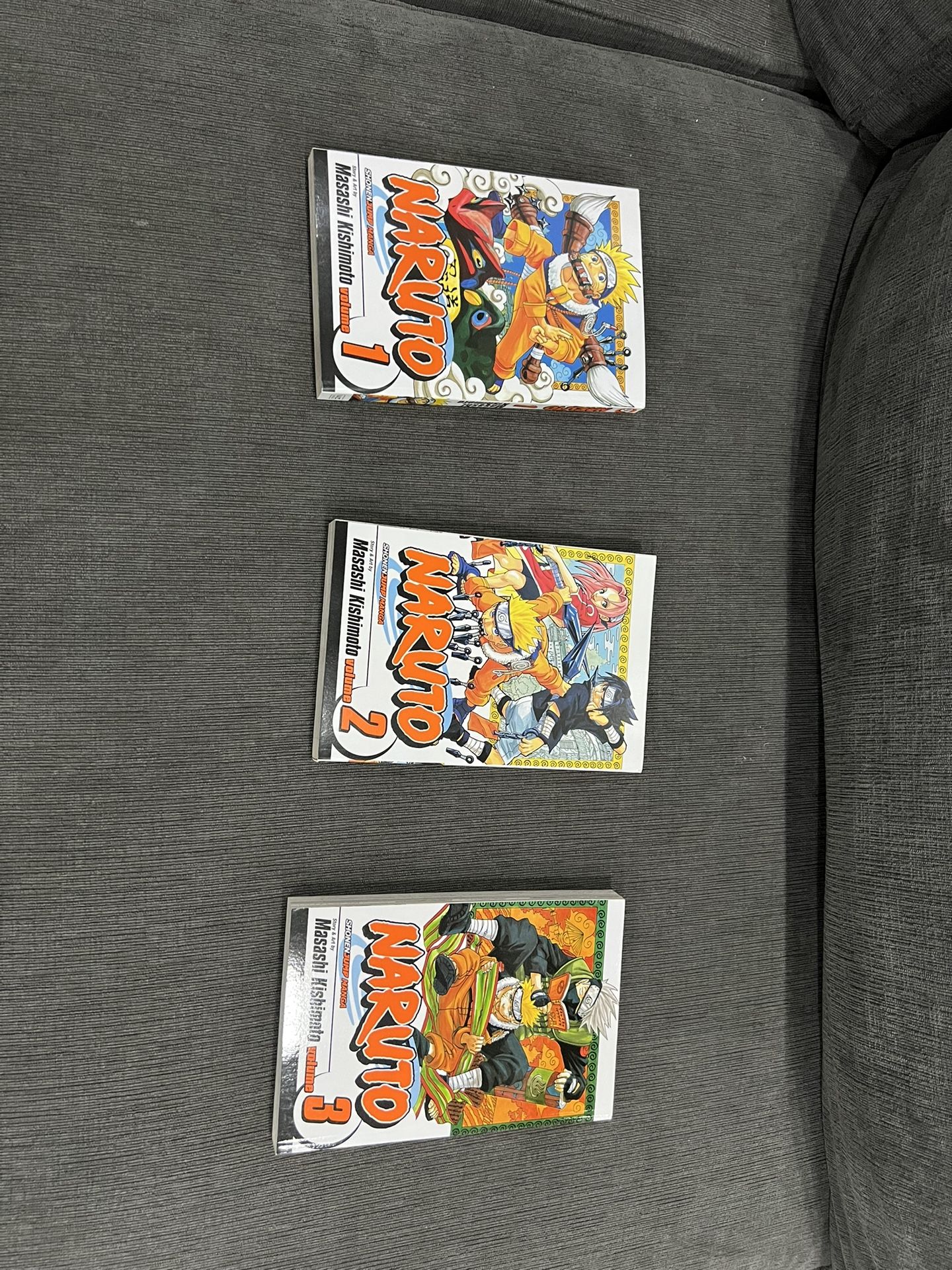 Naruto English Manga Volumes 1-3