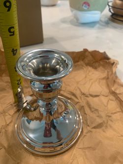 Pewter candlesticks-new-Kirk Stieff