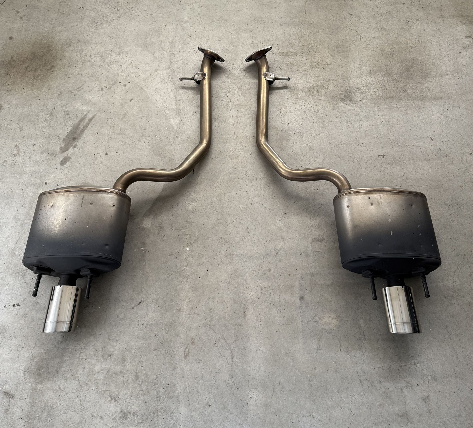 2014-Present OEM Lexus IS350 F Sport Stock Axle Back Exhaust