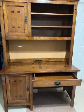 Solid real wood computer/study desk