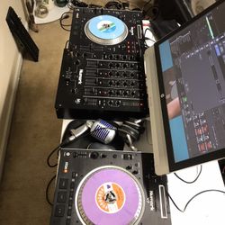 Numark Full Set (2- NV7 And Numark Mixer)