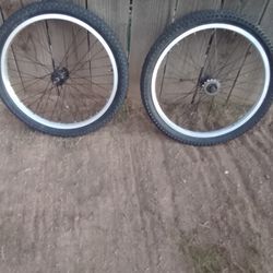 20inch BMX TIRES AND RIMS