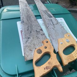 2 Hand Saw 26” Blade. $5 Each 