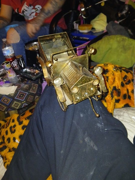 Vintage Copper Model T Music Box