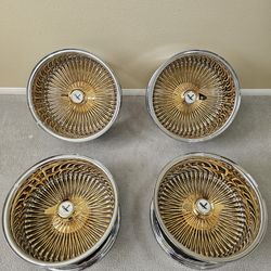 17x9 Stamped 100 Spoke Dayton Wire Wheels