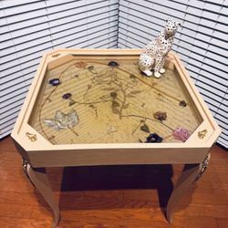 Inlet Resin Accent Table