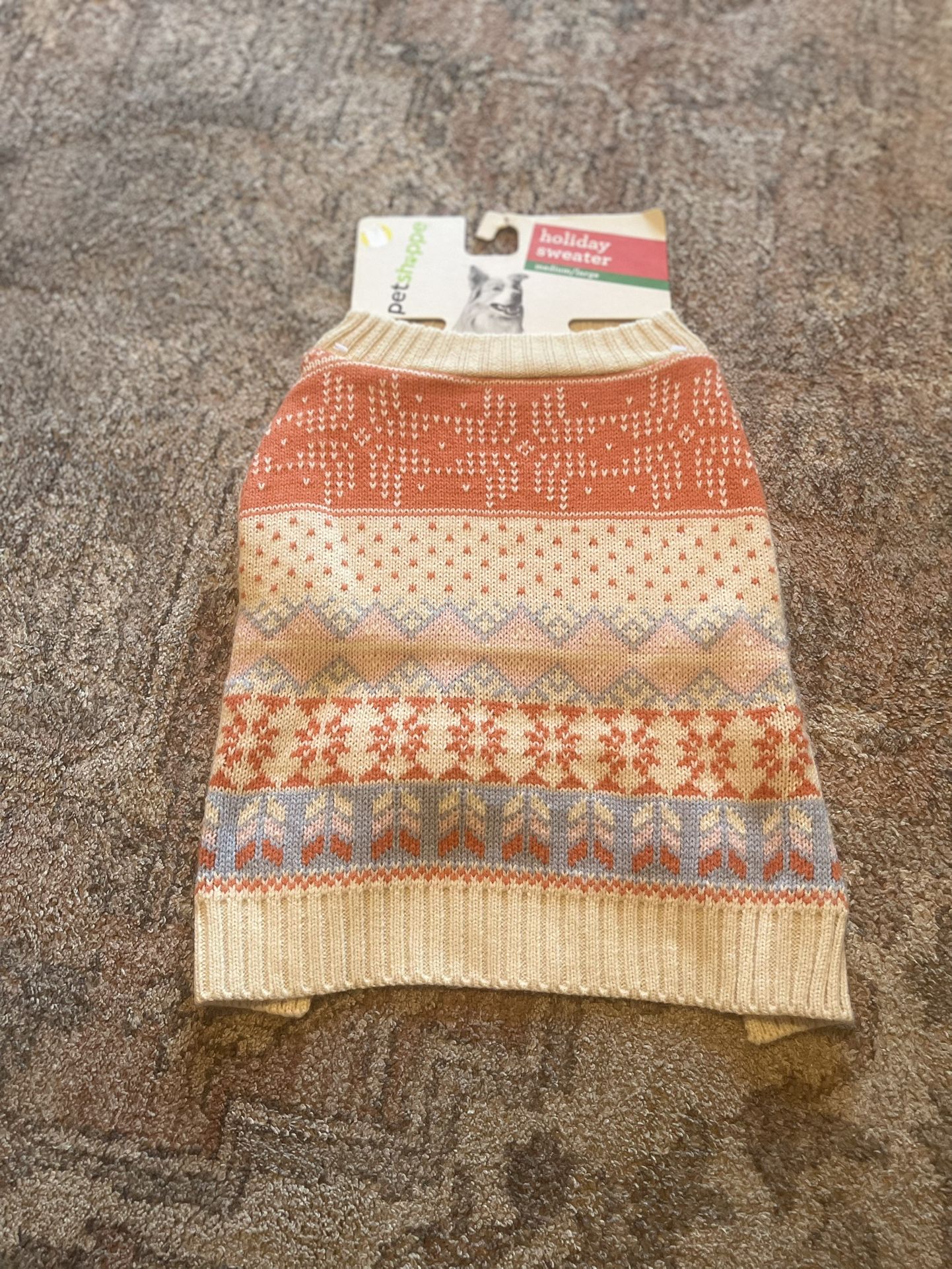 PetShoppe Holiday Sweater size m/l