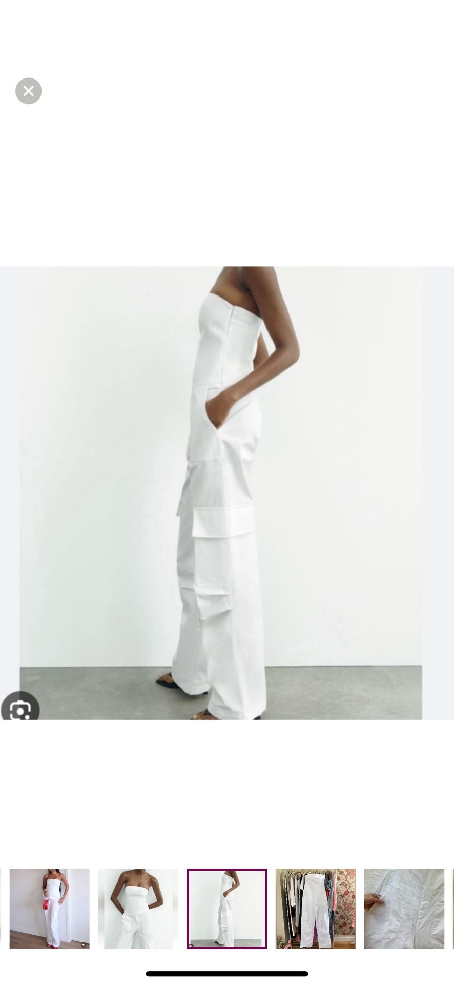 Zara Strapless Jumpsuit