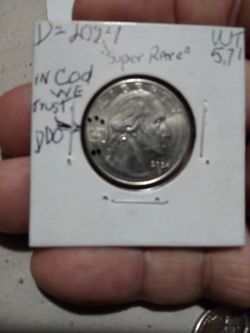 🇺🇸"G.W. Quarter 25¢(IN COD WE TRUST/DDO) Wt:5.71(2024="D")