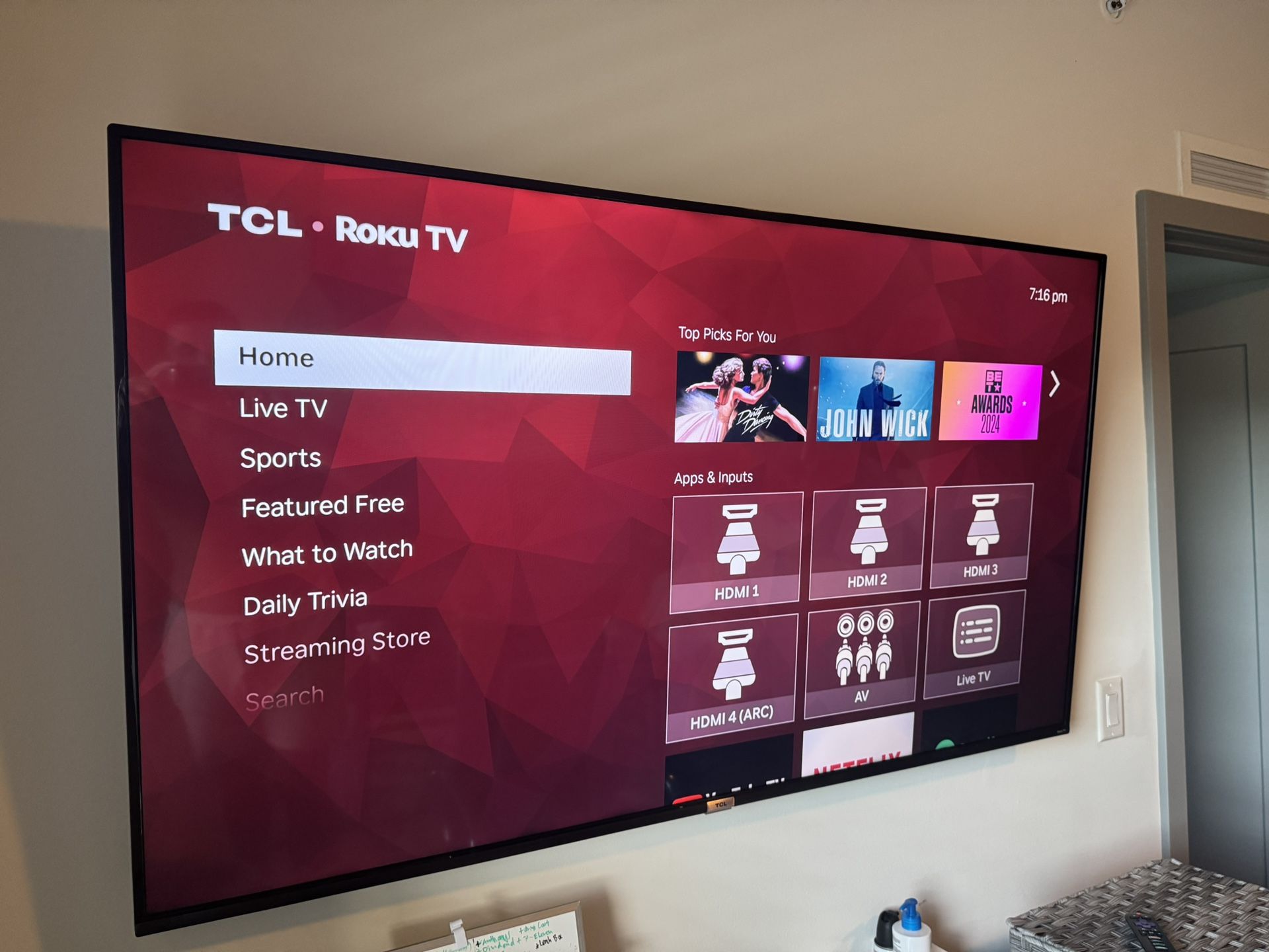 πΊ TCL 65β Roku Smart 4K UHD TV β Model 65S435 (OBO)