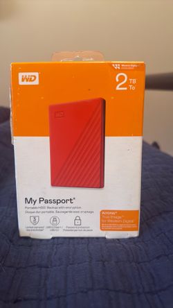 WD 2 TB Portable Hard Drive