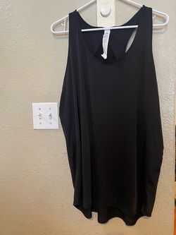 NWT Black Racerback Athletic Tank Top size 14