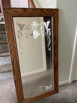 Wood Framed Mirror