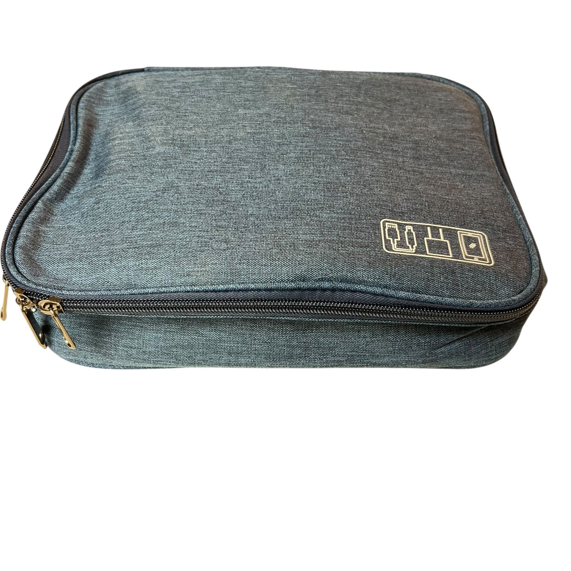 BRAND NEW 3-section Gray Travel Digital Bag - Electronic storage bag container/case