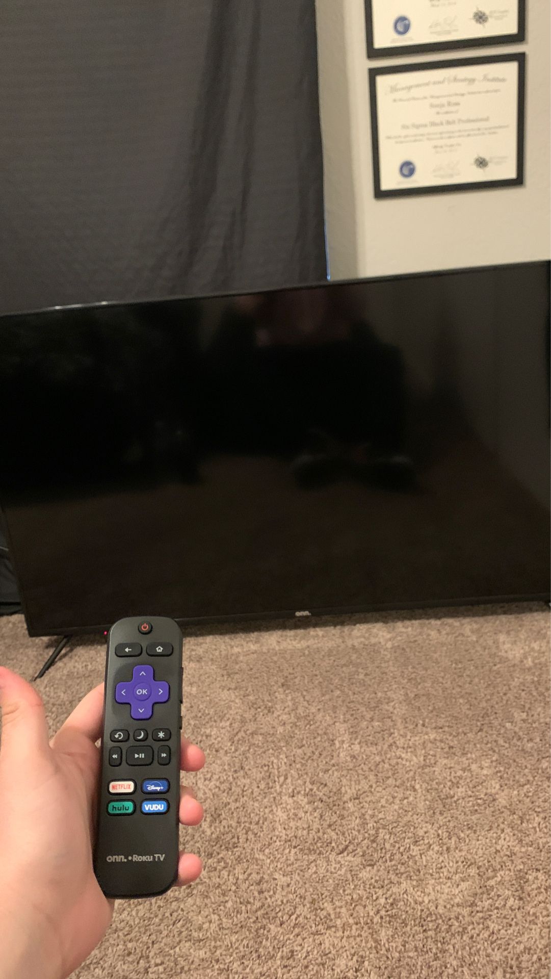 50 Inch Onn Roku 4K TV (Open to offers)