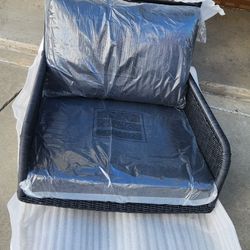 NEW!! Article Tody Slate Grey Outdoor Lounge Chair