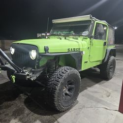 2006 Jeep 4x4 Manual 6 Speeds Lifted Works Good New Tires