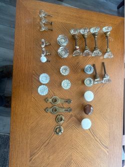 Antique door knobs