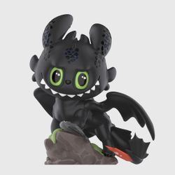 POPMART THE MONSTERS How To Train Your Dragon Labubu Blind Box Black Figure