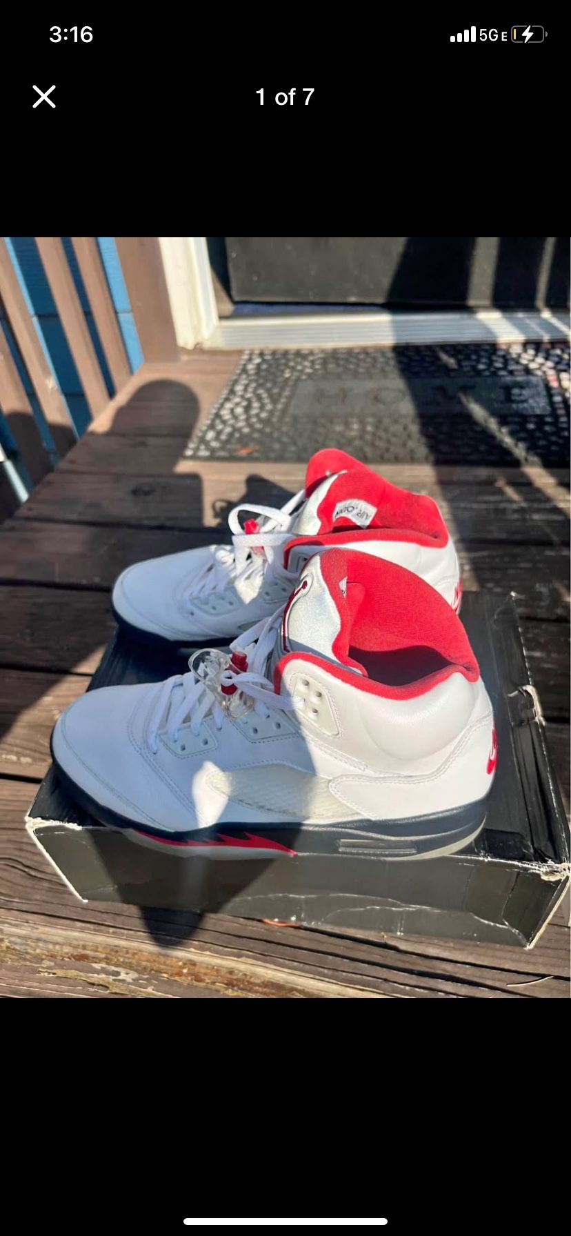 Jordan 5 Fire Red