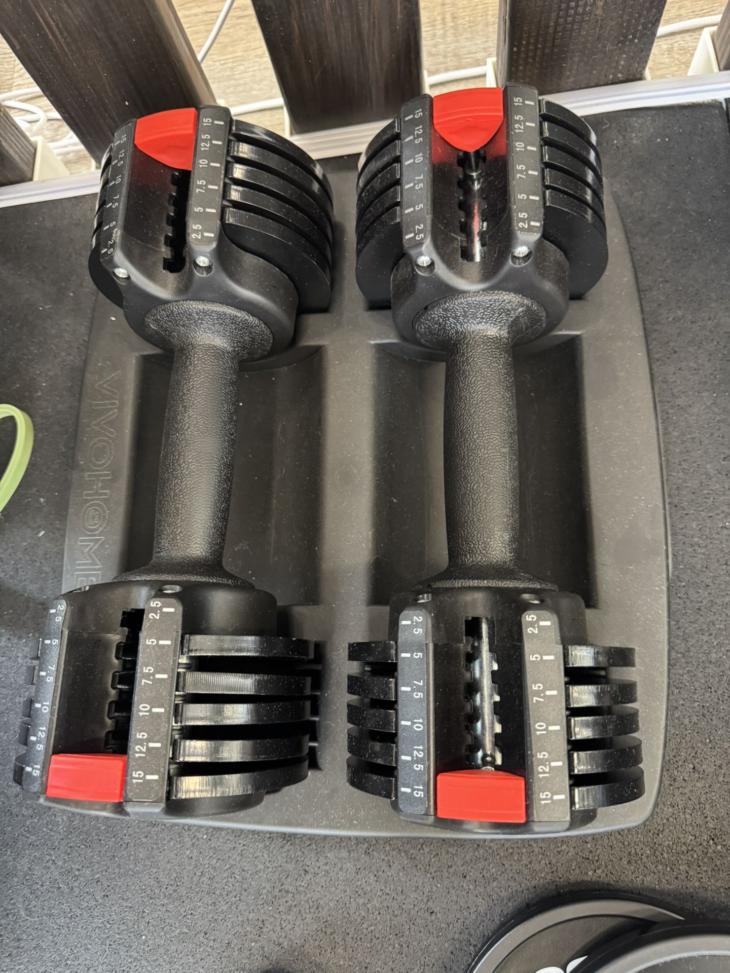 Adjustable Dumbbells VIVOHOME 2.5 - 15lbd