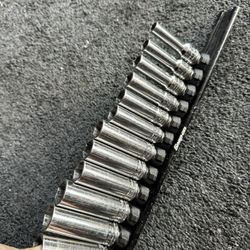 12 pc 3/8" Drive 6-Point Metric Flank Drive® Xtra Deep Socket Set (8-19 mm) 