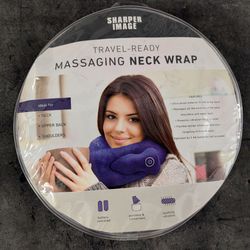 Sharper Image Travel-Ready Massaging Neck Wrap