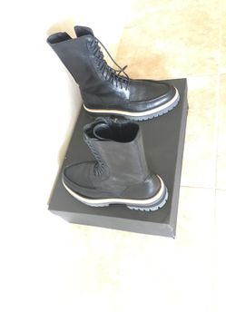 Motorcycle boots (Ann Demeulemeester)