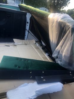 King Size Head Board And Mattress Foundation