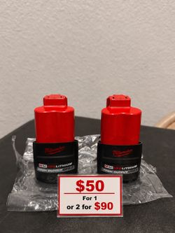New Milwaukee M12 High Output 2.5Ah Battery