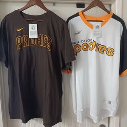 XXL San Diego Padres Nike Men’s Fernando Tatis Jr Tee and Tony Gwynn Jersey 