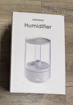 Cool Mist Humidifier, 6L Ultrasonic Humidifiers, Essential Oil Diffuser Air Humidifier with Remote Control LED Display Auto Shut Off Auto Mode, Lasts 