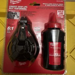 Bold Line Chalk Reel Red 