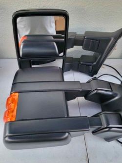 99-16 Ford F250 F350 F450 F550 Towing Mirrors Espejos Retrovisores