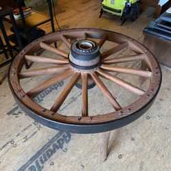 1950’s Wagon Wheel Coffee Table