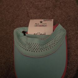 Scunci Blue Visor New 