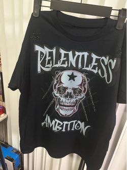 💀 RELENTLESS AMBITION RHINESTONE TEE 💀