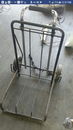 Fold-up dolly cart