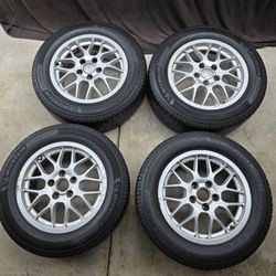 16x7.0J bbs rx242 wheels & tires