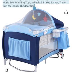 Costzon 4 in 1 Pack and Play with Bassinet