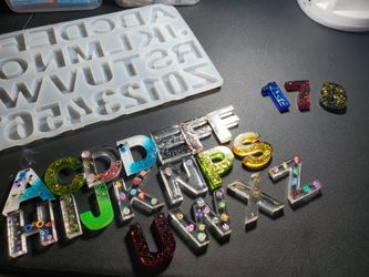 handmade resin keychains