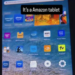 Amazon Tablet blue Pretty Big 