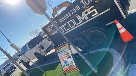 Trailer, JC, dumps DEMO & Junk good price, clean yards foundations, Concrete DG