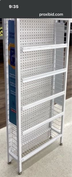 Commercial White Racks