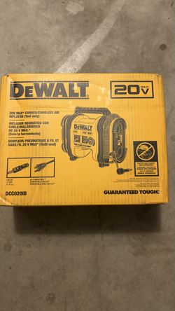 Dewalt 20V Cordless Air Compressor/Inflator