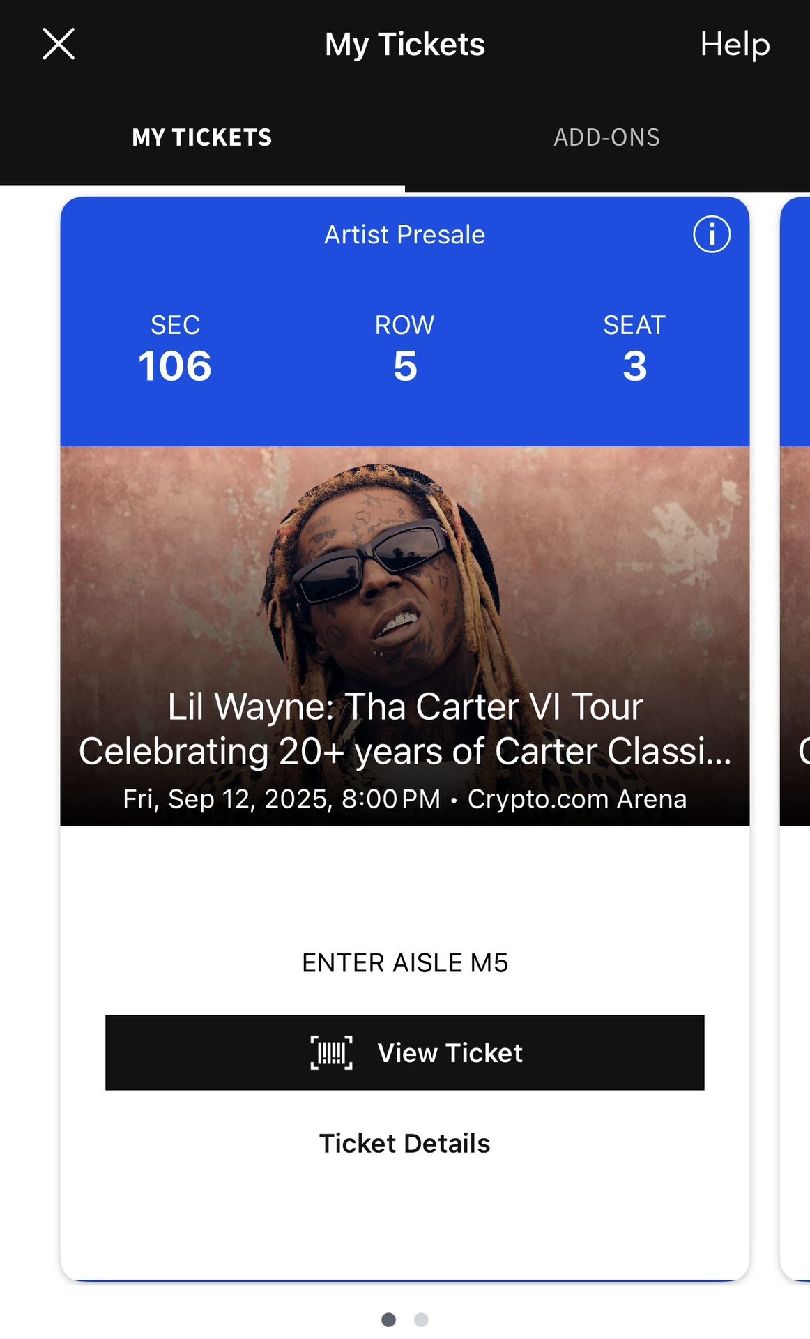 Lil Wayne 9/12/25 🔥 🔥🔥 Crypto Arena